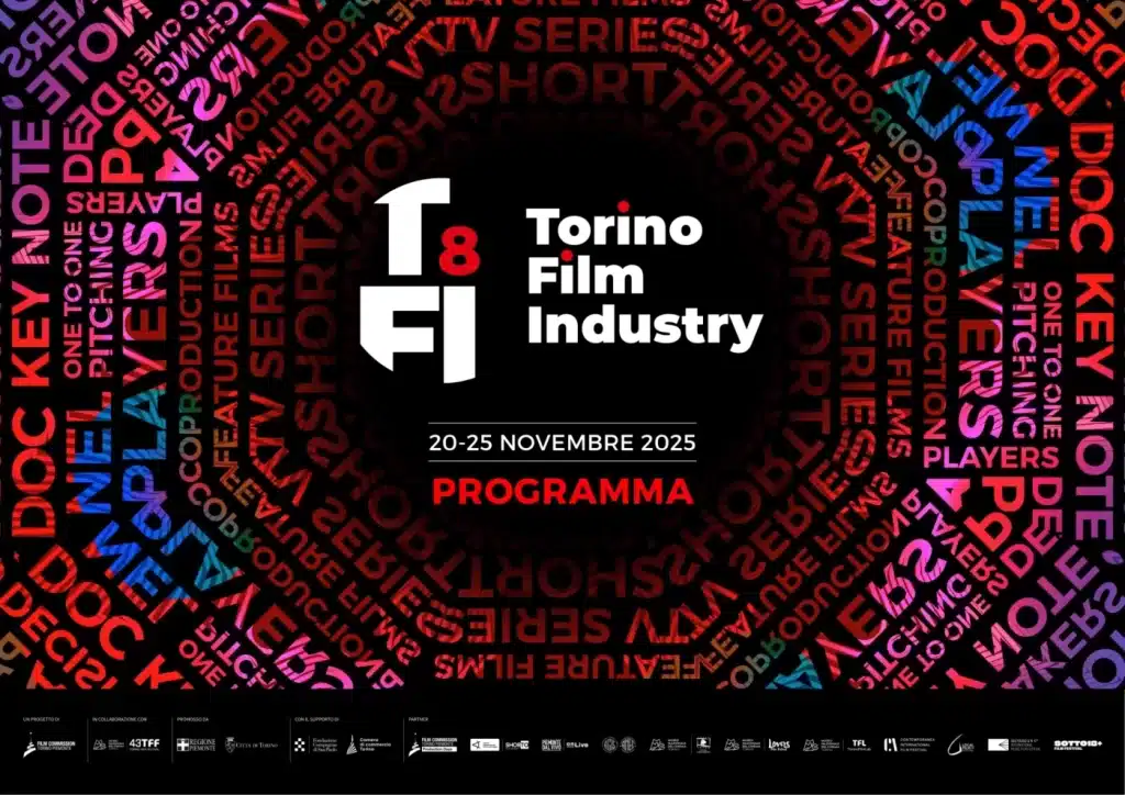 Cover of the Torino Film Industry 2025 programme, 20 to 25 November 2025